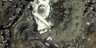 Mapa ng Makkah mapa satellite