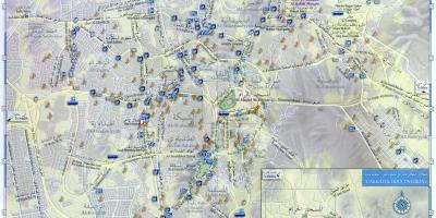  mapa ng Makkah ng ziyarat lugar