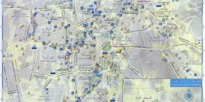 Mapa ng kalsada ng lungsod ng Makkah