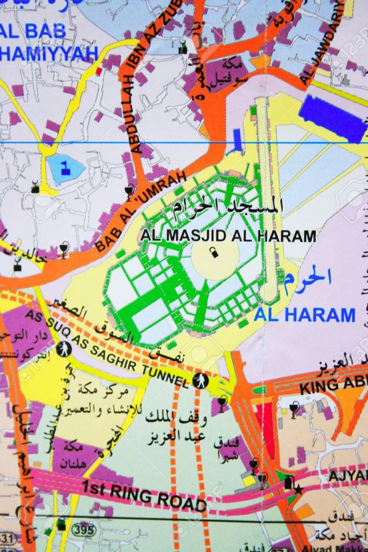 Mecca haram mapa