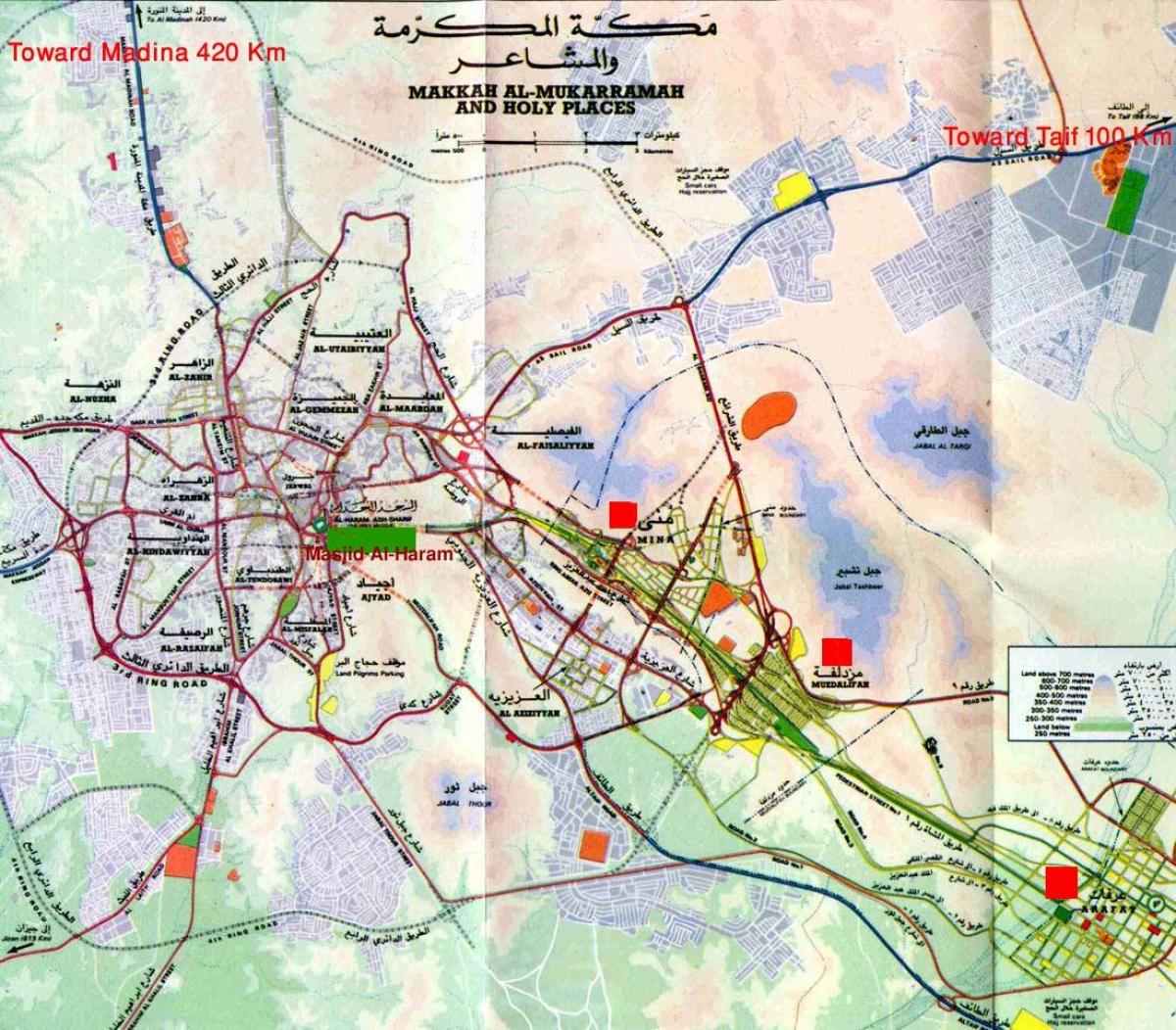 Haram sa Makkah sharif mapa