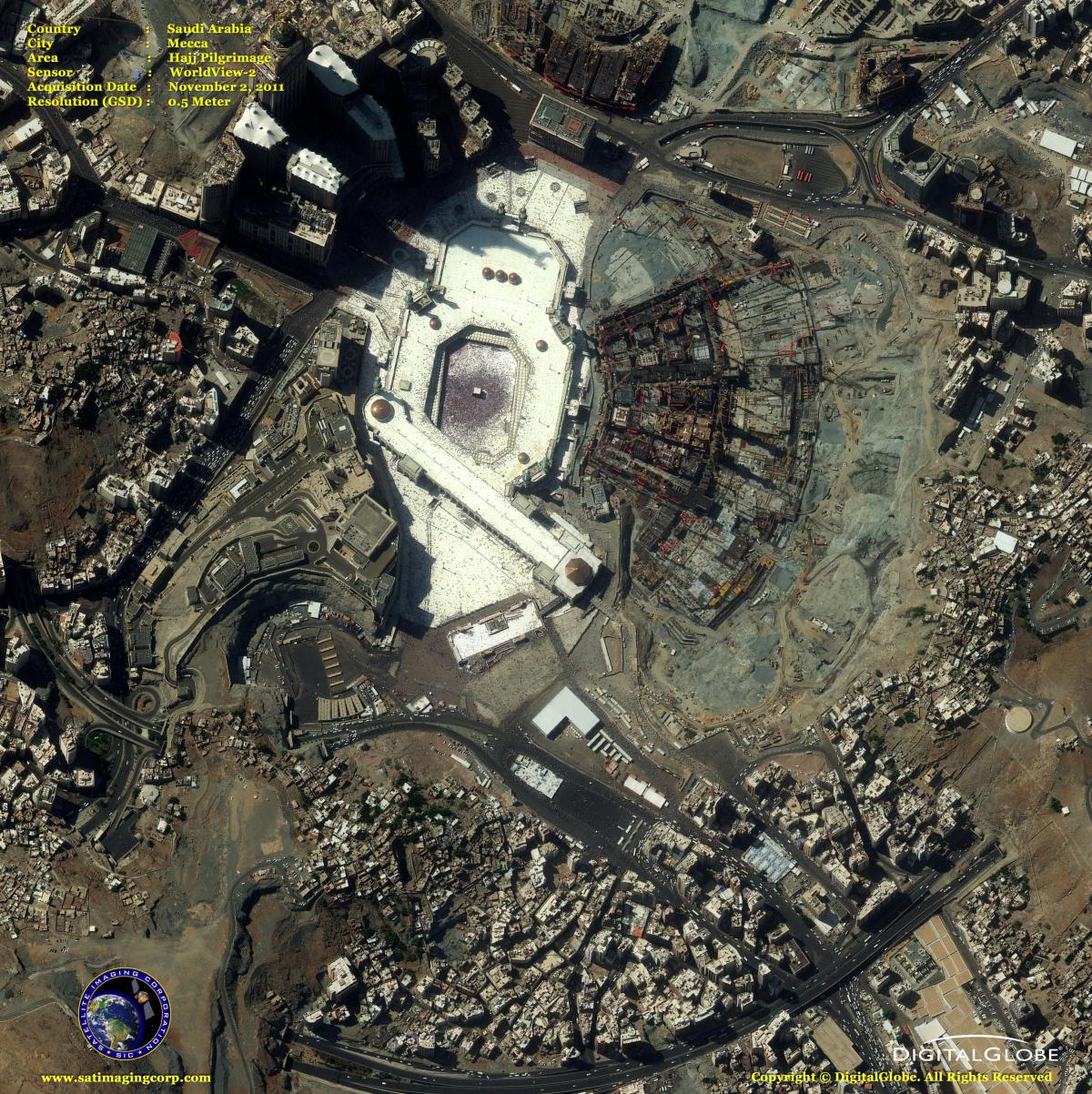 mapa ng Makkah mapa satellite